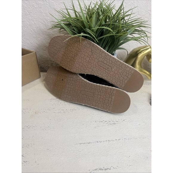 Frye And Co Willow Ballet Flat Black Faux Leather Slip on Shoes Women's 10M NEW - Picture 5 of 7